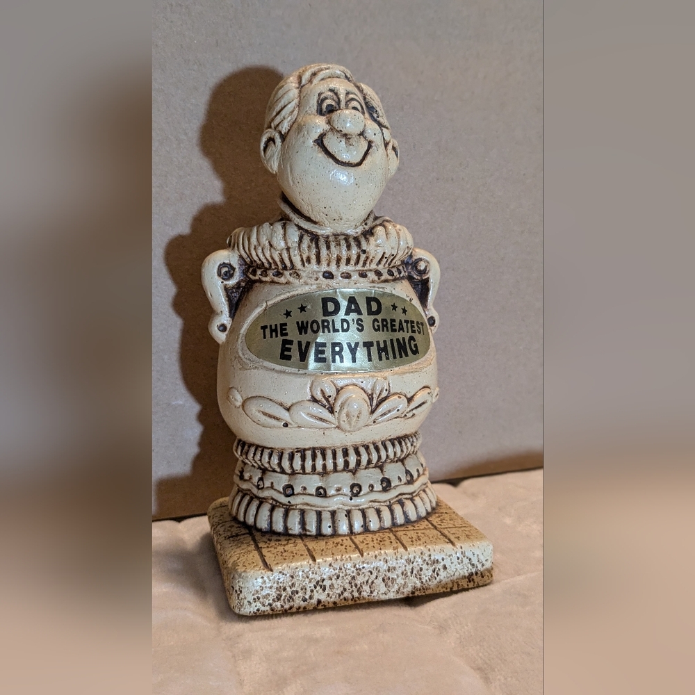 Vintage 1975 Paula  Dad The World's Greatest EveRare W-448 Statue Award 70’s VTG